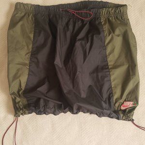 Nike Icon Clash Nylon Colorblock Drawstring Skirt, size large